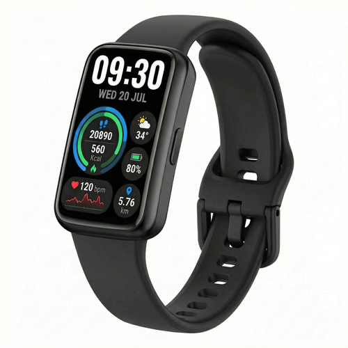 Motivaris Fitness Tracker for Men & Women, 1.47” HD Smart Band, 24/7 Heart Rate & SpO2 Tracking, Sleep Monitor & Step Counter, 100+ Sports Modes, 3ATM Waterproof, Compatible with Android & iOS, Beige