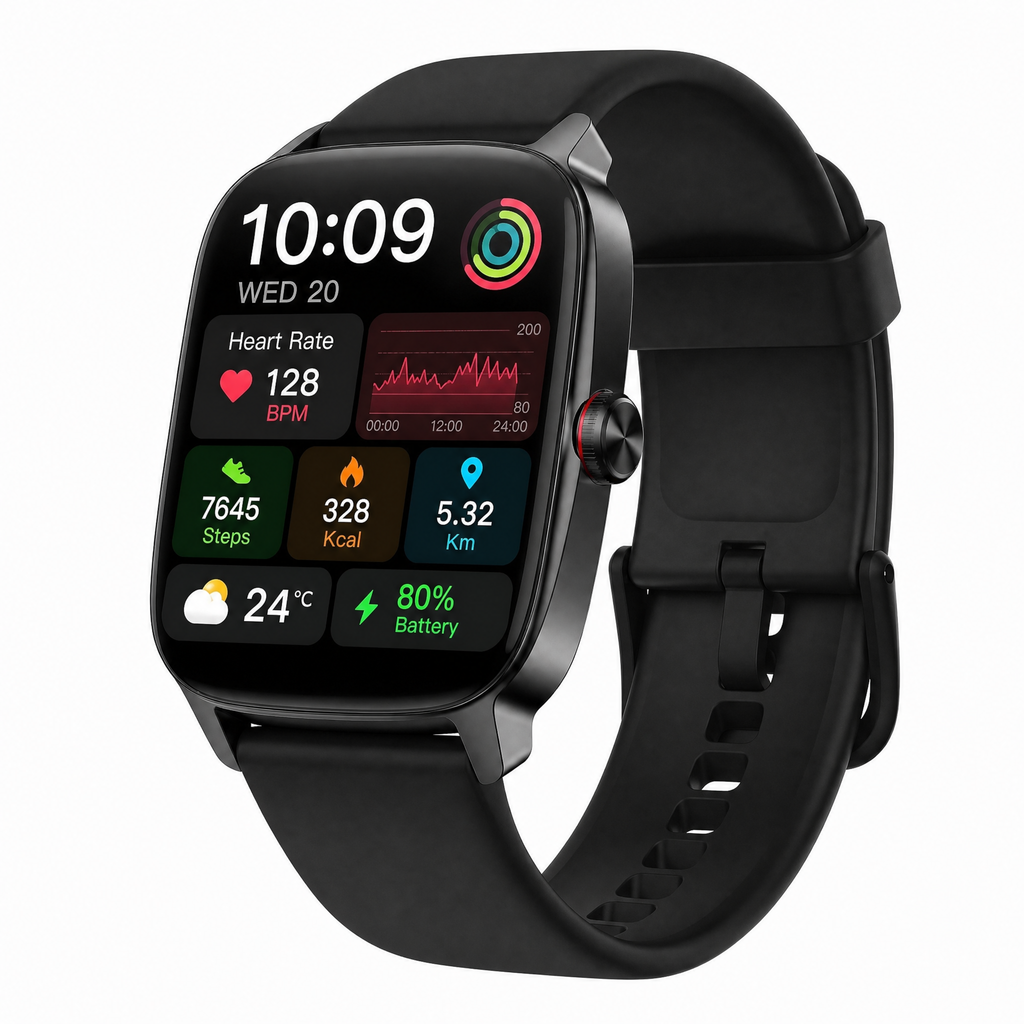 Smart Watch for Men Women, 1.85" HD Touch Screen Smartwatch with Bluetooth Answer/Make Calls, Fitness Tracker Compatible with iPhone Samsung Android iOS