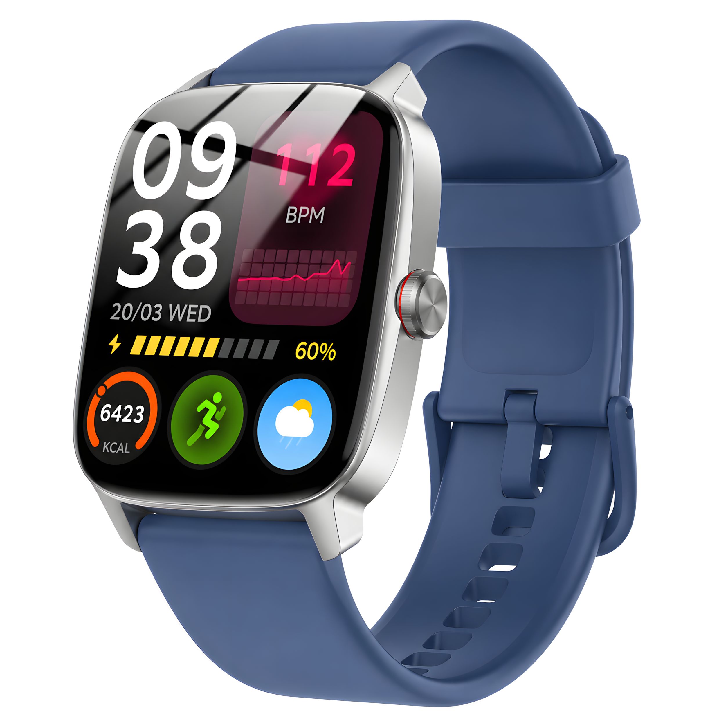 Smart Watch for Men Women, 1.85" HD Touch Screen Smartwatch with Bluetooth Answer/Make Calls, Fitness Tracker Compatible with iPhone Samsung Android iOS